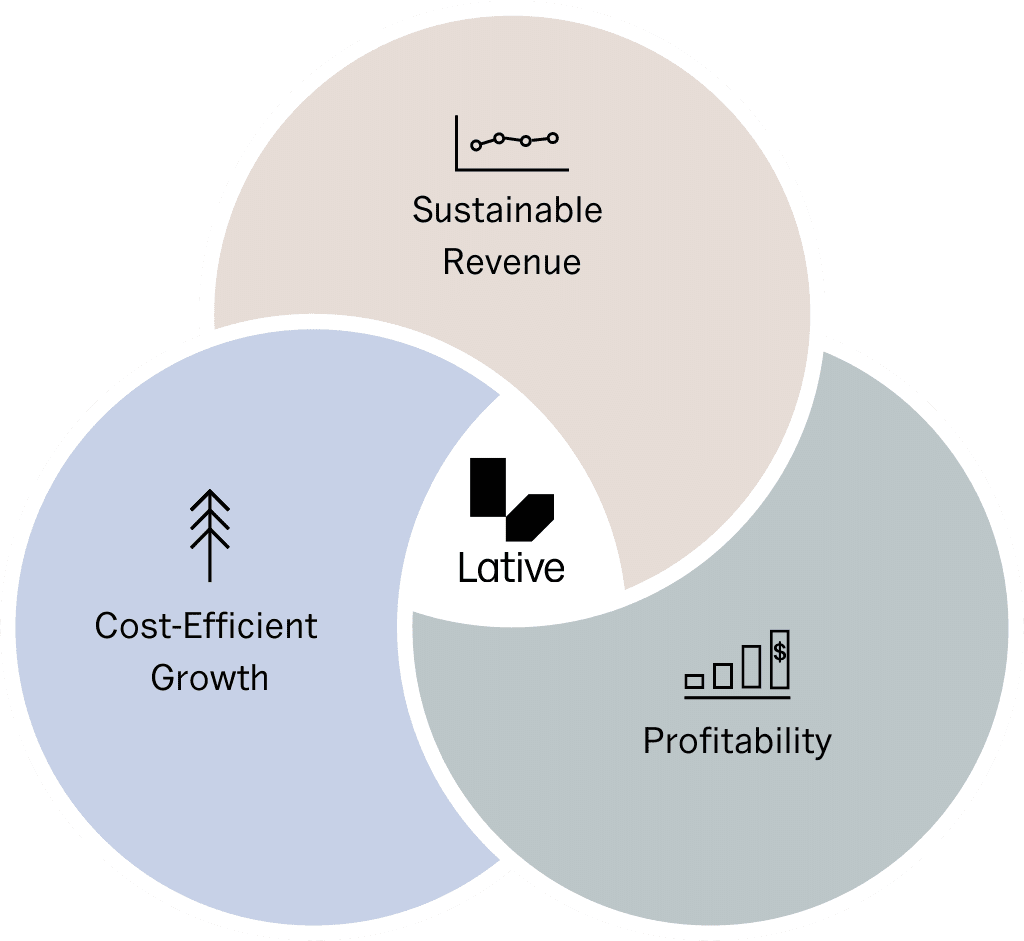 Cost-Efficient Growth, Sustainable Revenue, Profitability